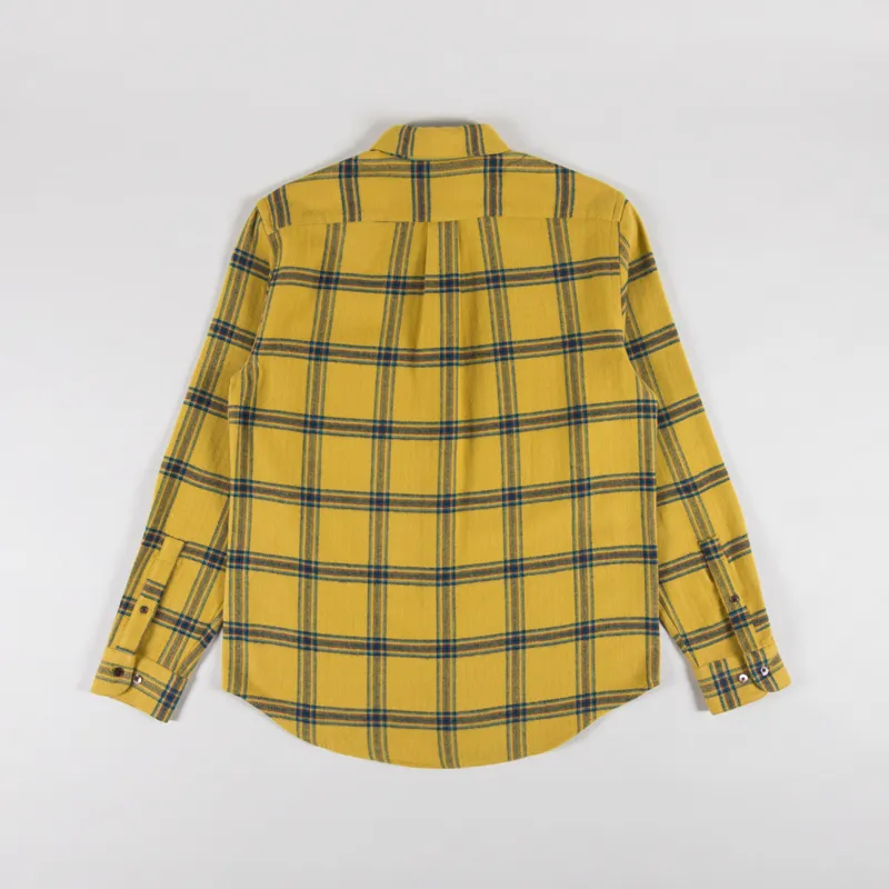 Portuguese Flannel Standard Plaid Shirt Yellow-1