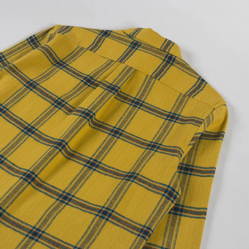 Portuguese Flannel Standard Plaid Shirt Yellow-3