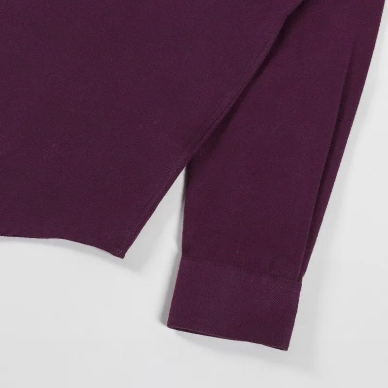 Portuguese Flannel Teca 2.0 Shirt Bordeaux-6