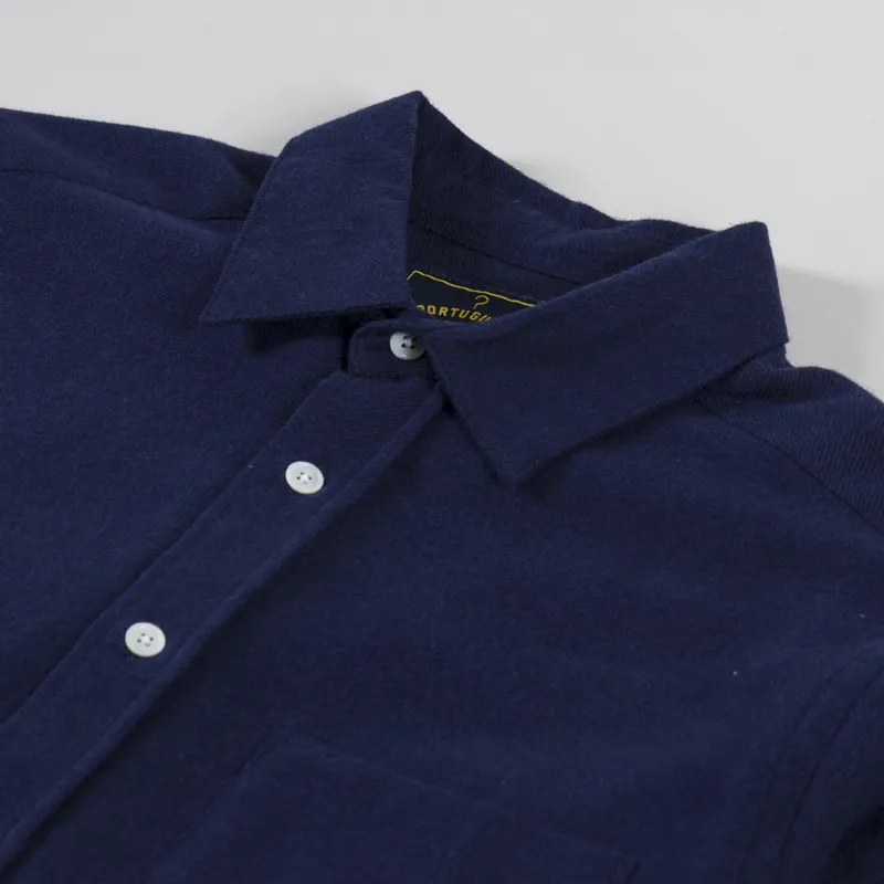 Portuguese Flannel Teca 2.0 Shirt Blue-4
