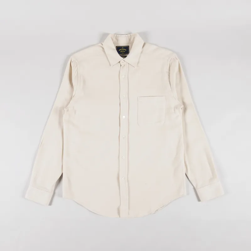 Portuguese Flannel Teca 2.0 Shirt Ecru