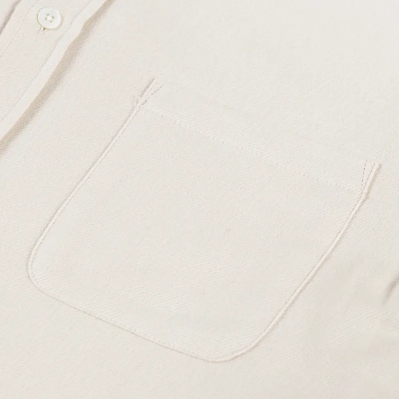Portuguese Flannel Teca 2.0 Shirt Ecru-4