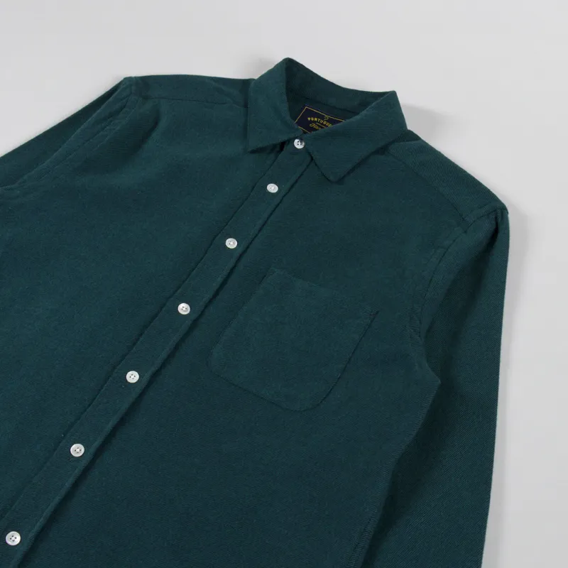 Portuguese Flannel Teca 2.0 Shirt Green-2
