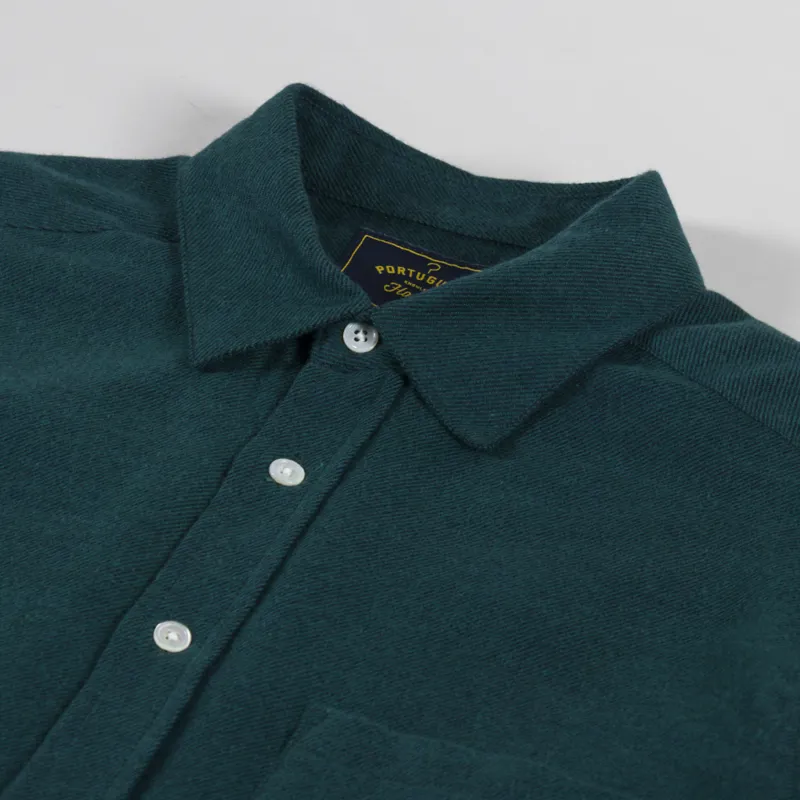 Portuguese Flannel Teca 2.0 Shirt Green-4