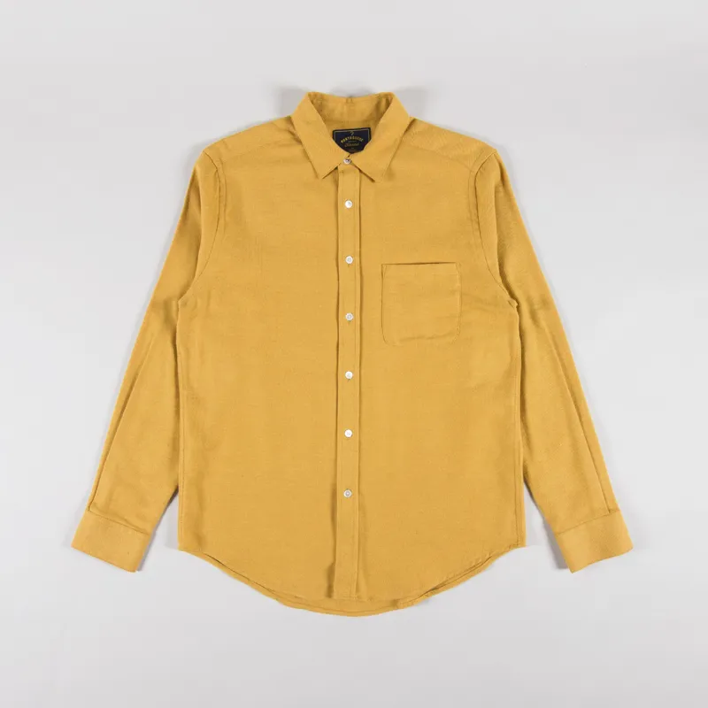 Portuguese Flannel Teca 2.0 Shirt Mustard