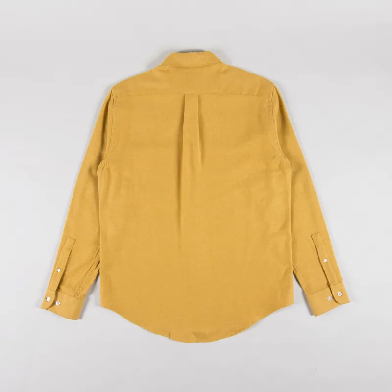 Portuguese Flannel Teca 2.0 Shirt Mustard-1