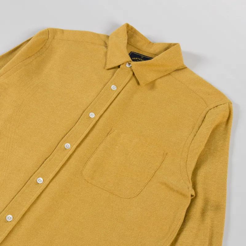 Portuguese Flannel Teca 2.0 Shirt Mustard-2