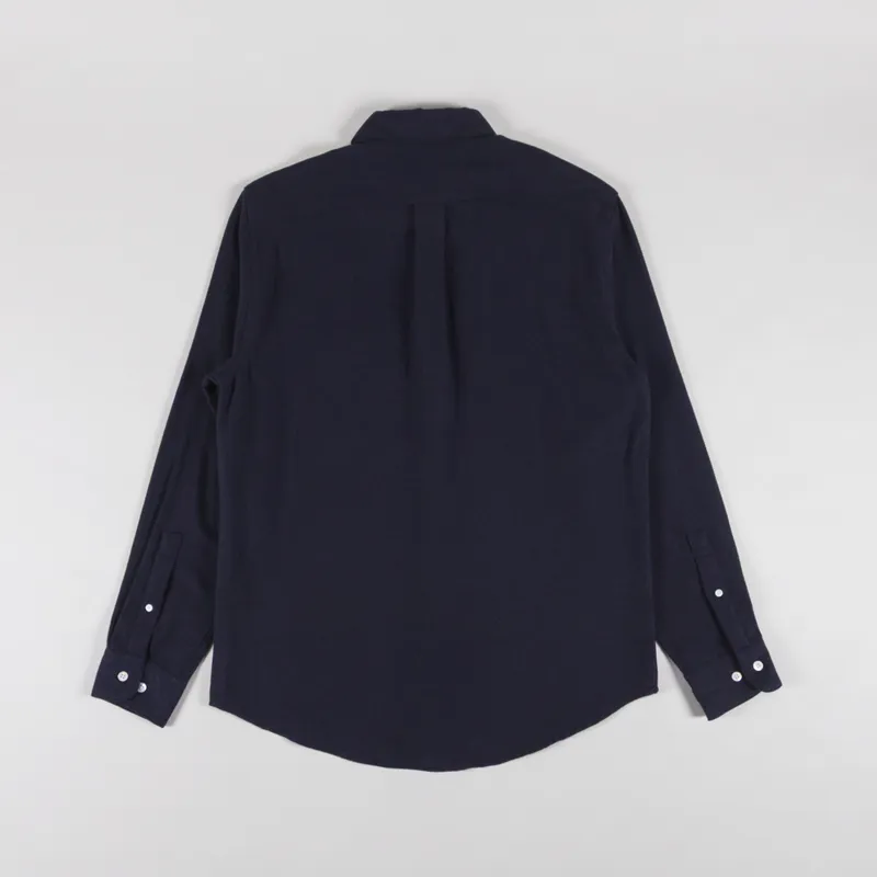 Portuguese Flannel Teca 2.0 Shirt Navy-1