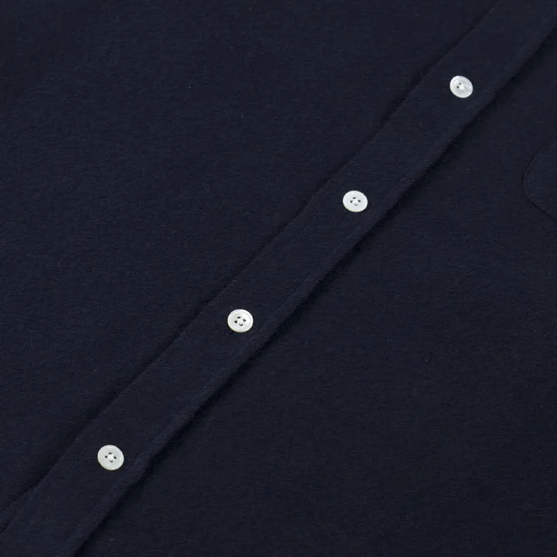Portuguese Flannel Teca 2.0 Shirt Navy-6