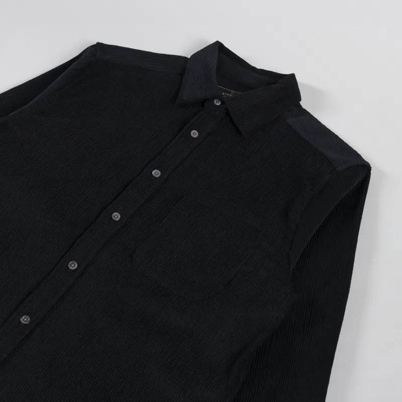 Portuguese Flannel Lobo 2.0 Shirt Black-2