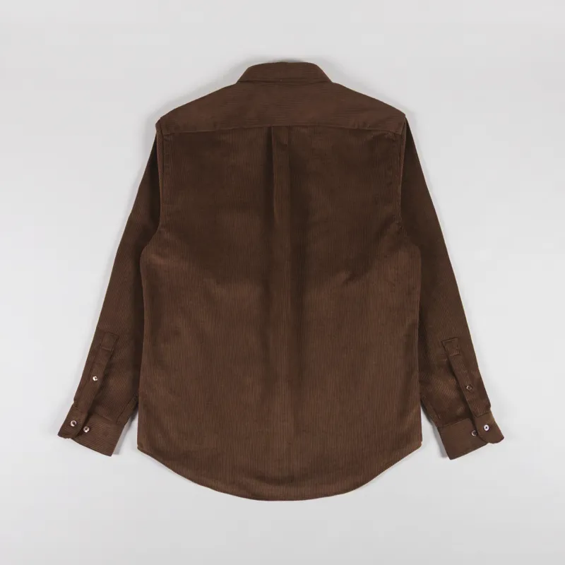 Portuguese Flannel Lobo 2.0 Shirt Brown-1