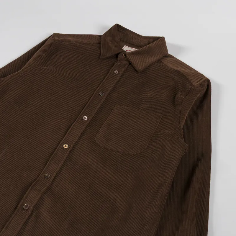 Portuguese Flannel Lobo 2.0 Shirt Brown-2