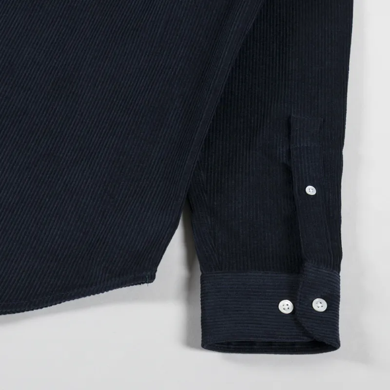 Portuguese Flannel Lobo 2.0 Shirt Navy-7