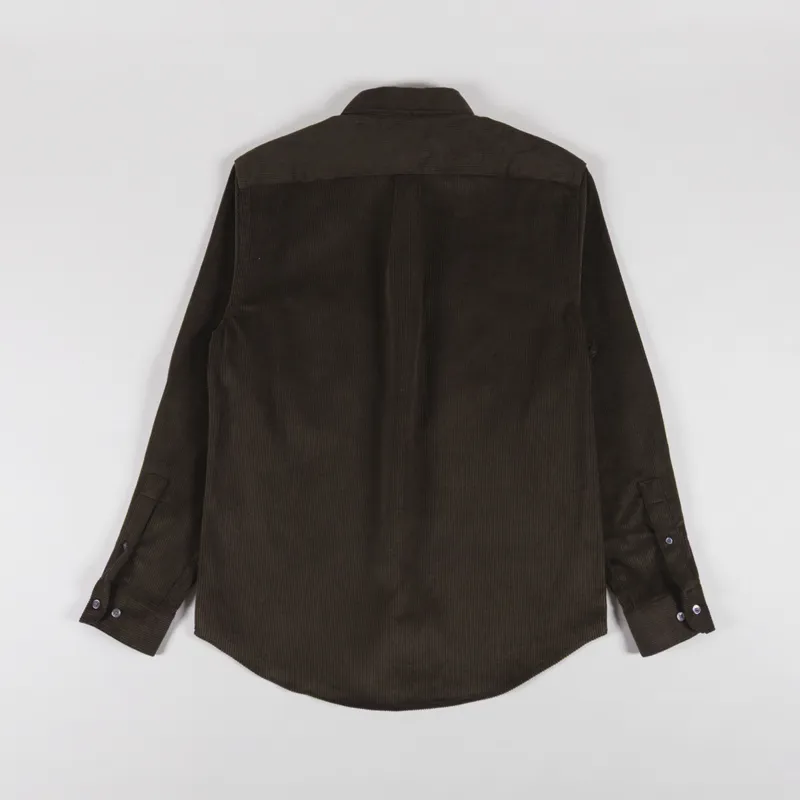 Portuguese Flannel Lobo 2.0 Shirt Olive-1