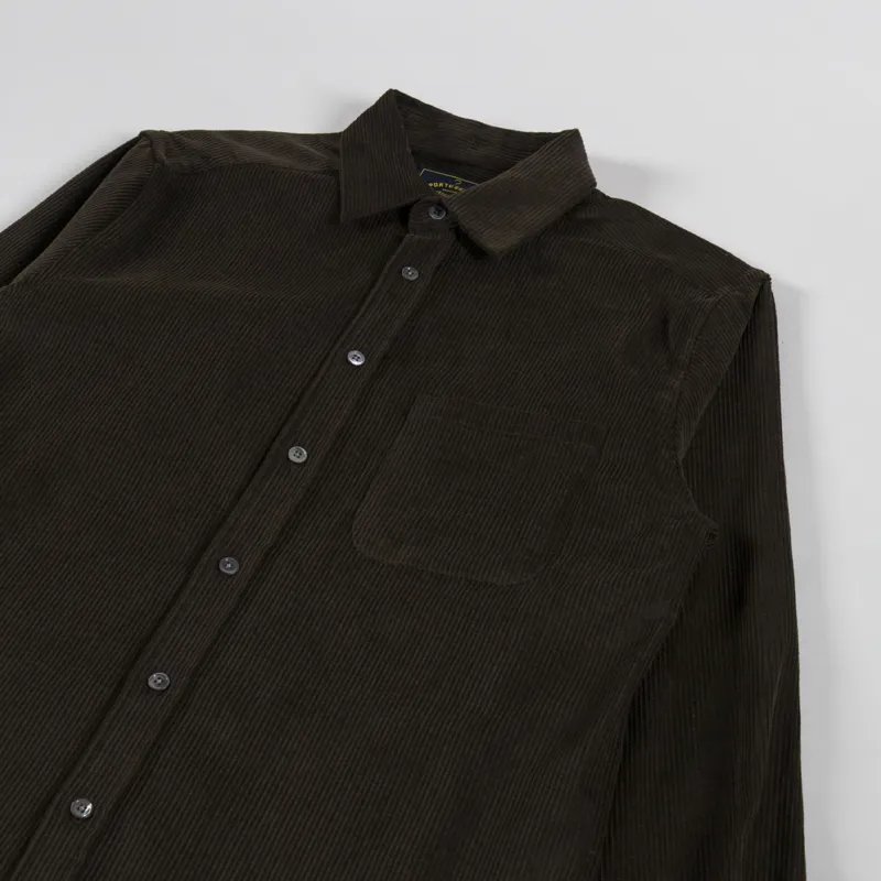 Portuguese Flannel Lobo 2.0 Shirt Olive-2