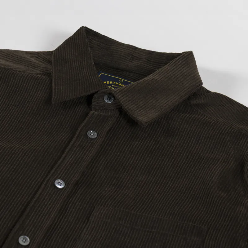 Portuguese Flannel Lobo 2.0 Shirt Olive-4