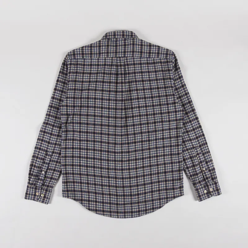 Portuguese Flannel Vouga Shirt Blue-1