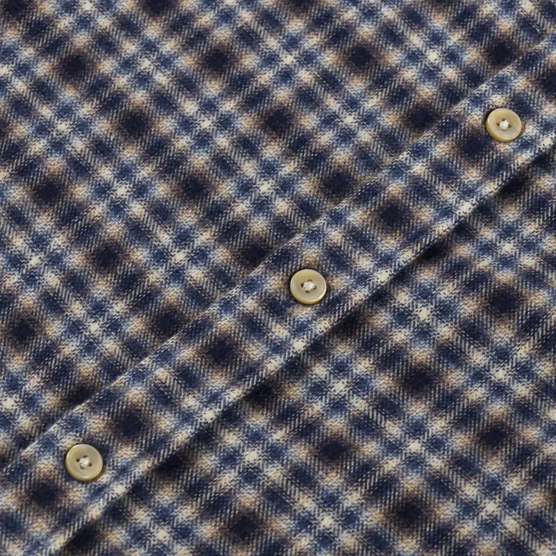 Portuguese Flannel Vouga Shirt Blue-5