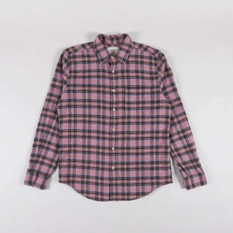 Portuguese Flannel Cais Shirt Rose