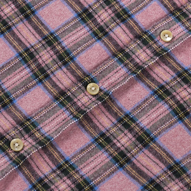 Portuguese Flannel Cais Shirt Rose-4