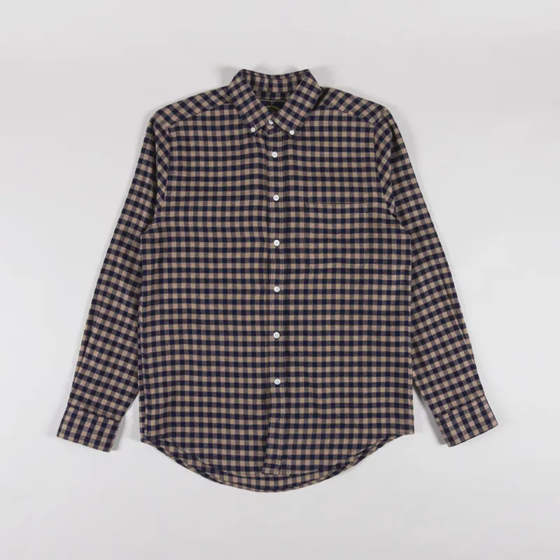 Portuguese Flannel Roca Shirt Brown
