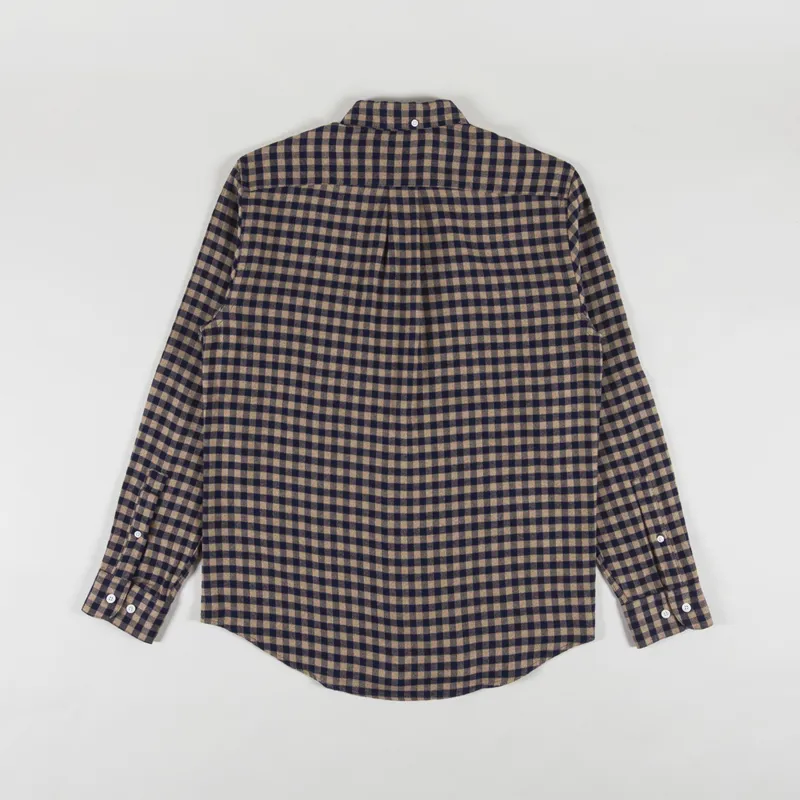 Portuguese Flannel Roca Shirt Brown-1