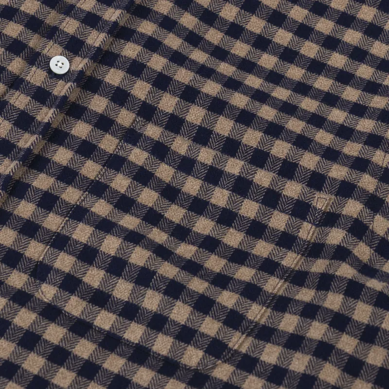 Portuguese Flannel Roca Shirt Brown-4