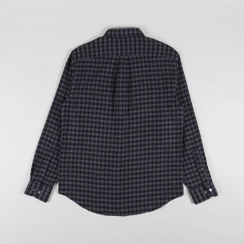 Portuguese Flannel Roca Shirt Grey-1