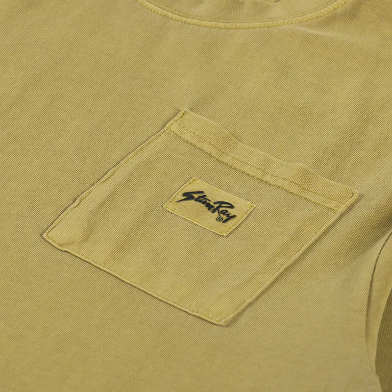 Stan Ray Patch Pocket T Shirt Washed Olive-2