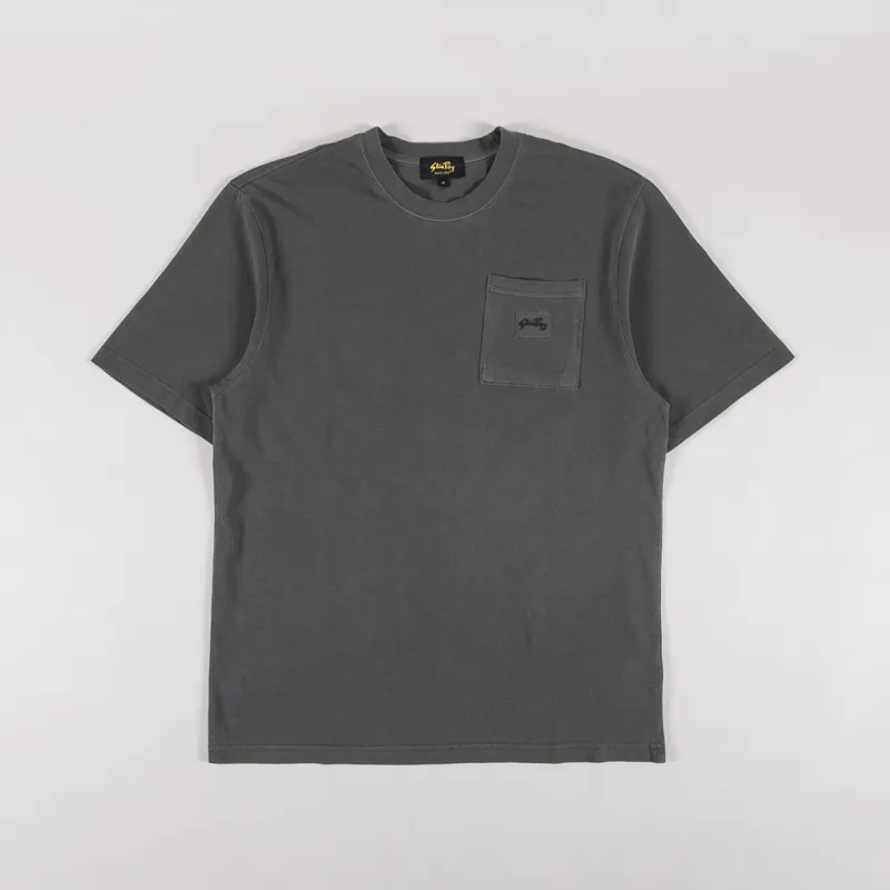 Stan Ray Patch Pocket T Shirt Washed Black