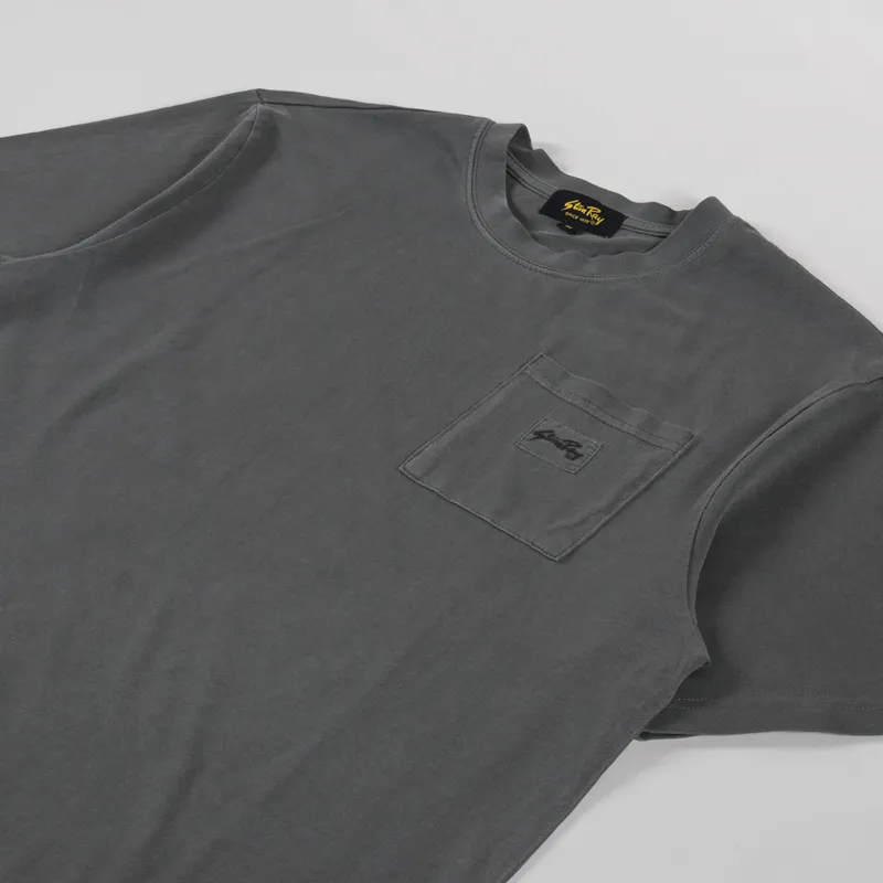 Stan Ray Patch Pocket T Shirt Washed Black-1