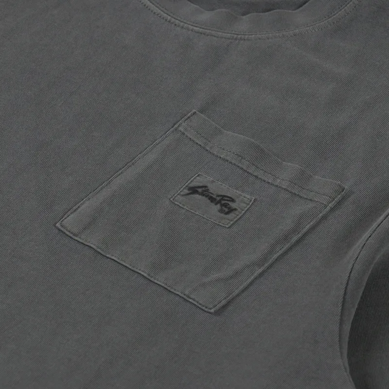 Stan Ray Patch Pocket T Shirt Washed Black-2