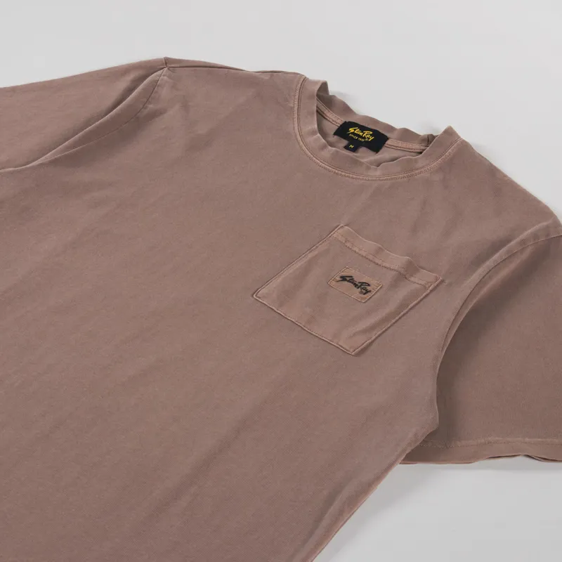 Stan Ray Patch Pocket T Shirt Washed Acorn-1