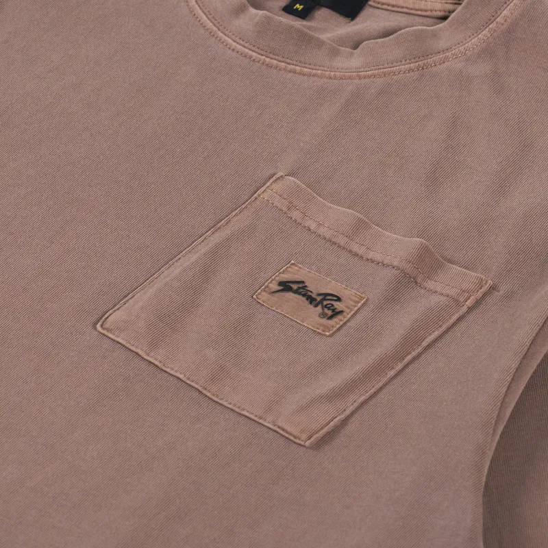 Stan Ray Patch Pocket T Shirt Washed Acorn-2