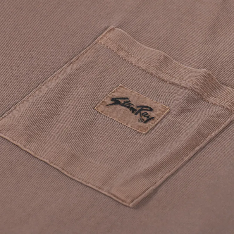 Stan Ray Patch Pocket T Shirt Washed Acorn-3