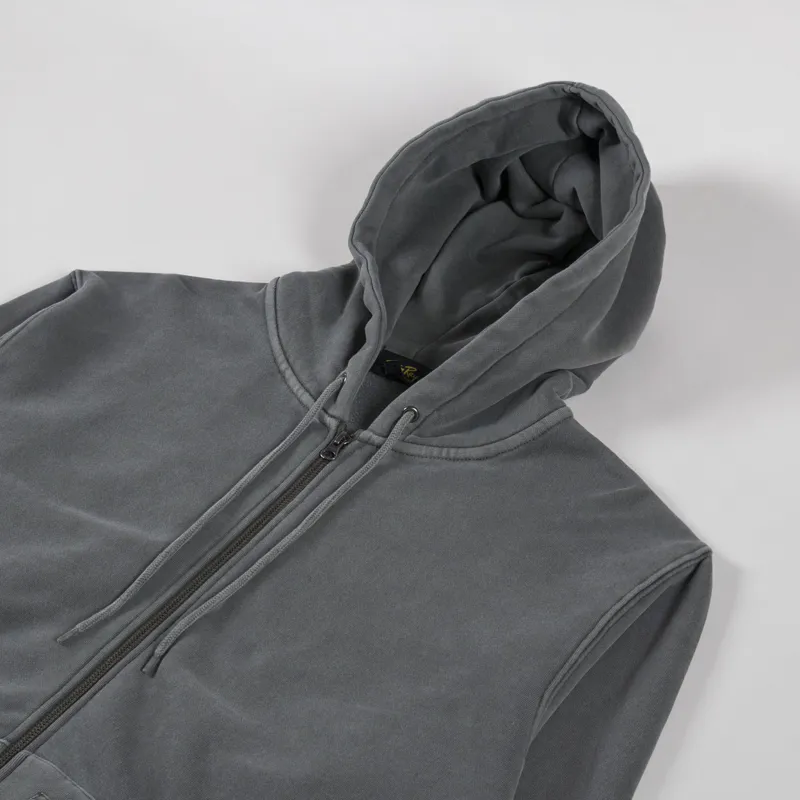 Stan Ray Patch Zip Hood Washed Black-2