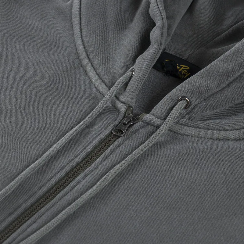 Stan Ray Patch Zip Hood Washed Black-4