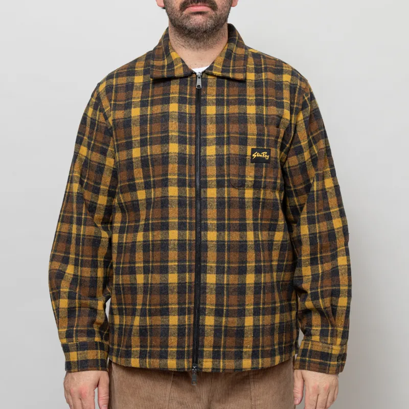 Stan Ray Zip Shirt Acorn Plaid