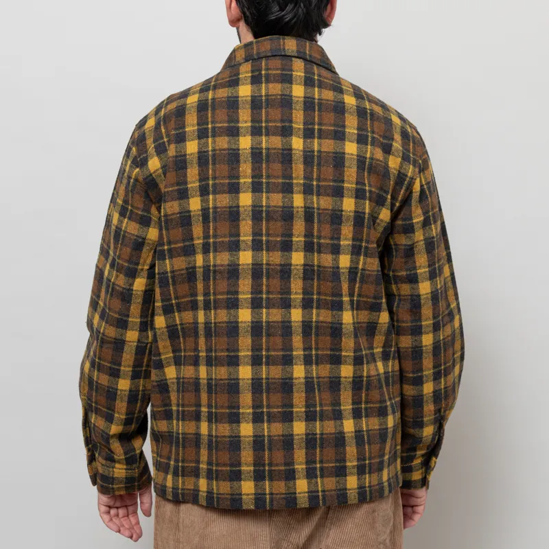 Stan Ray Zip Shirt Acorn Plaid-3