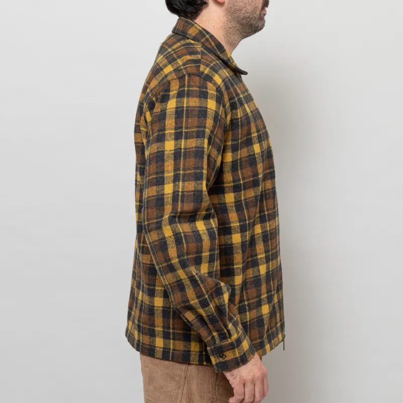 Stan Ray Zip Shirt Acorn Plaid-4