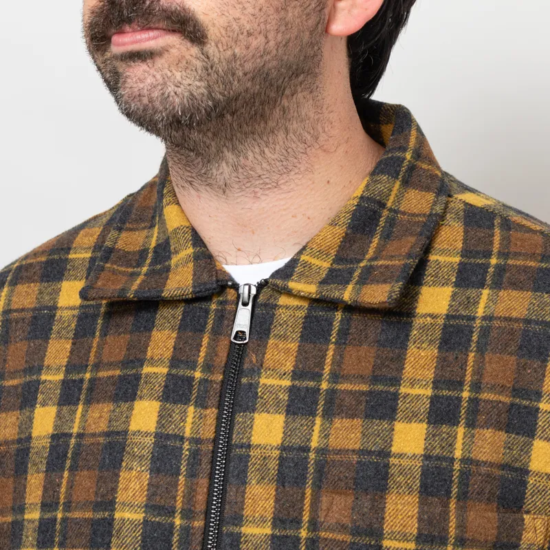 Stan Ray Zip Shirt Acorn Plaid-5