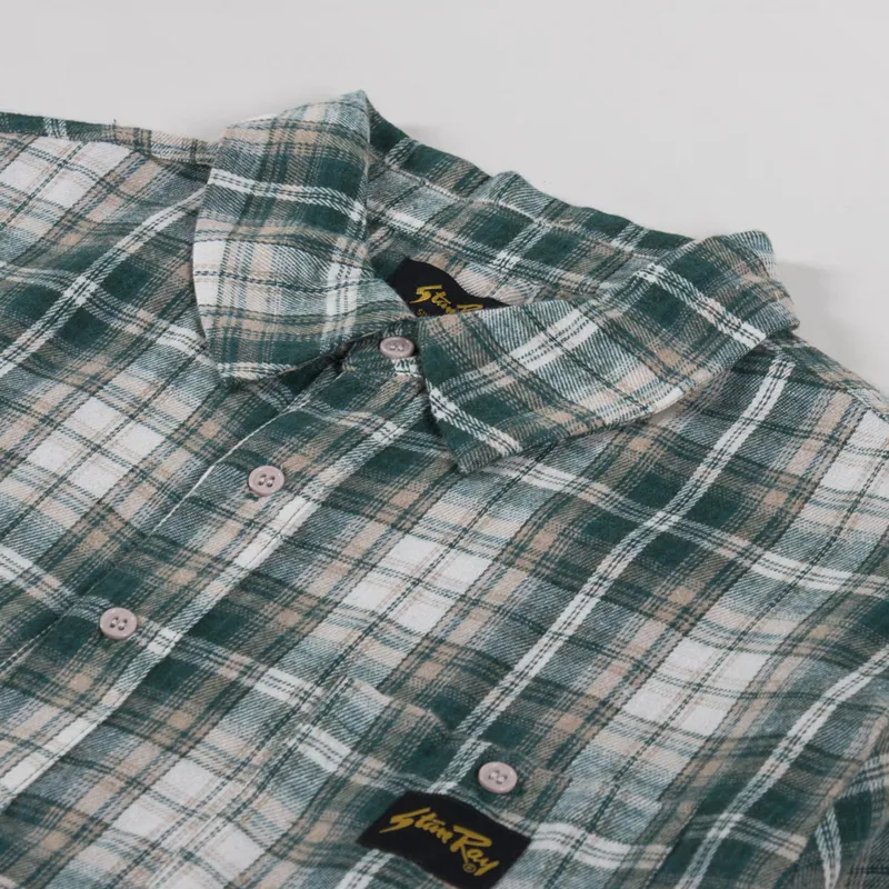 Stan Ray Flannel Shirt Green Plaid-4