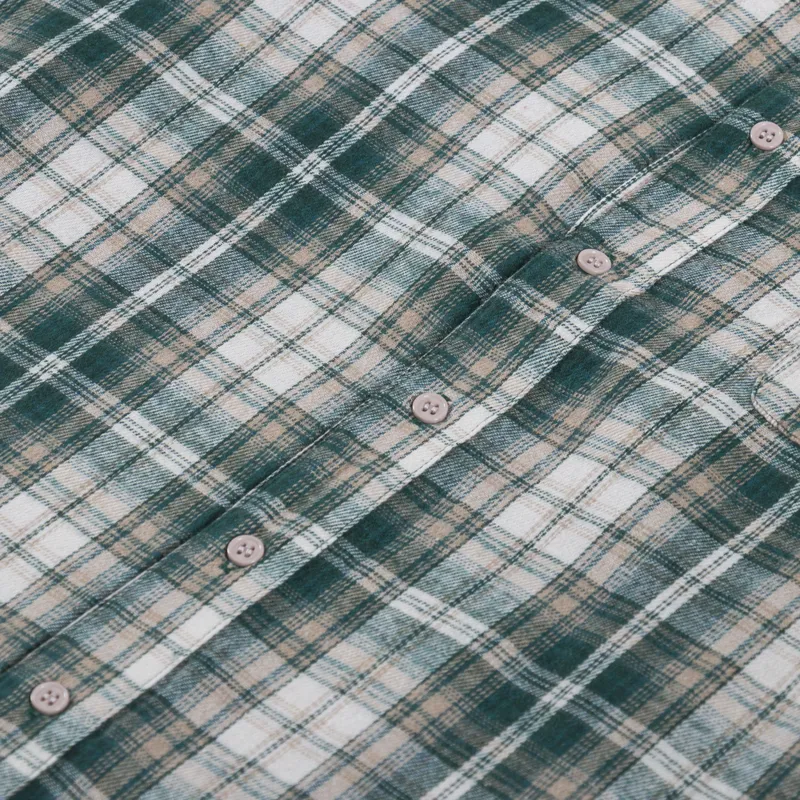 Stan Ray Flannel Shirt Green Plaid-6