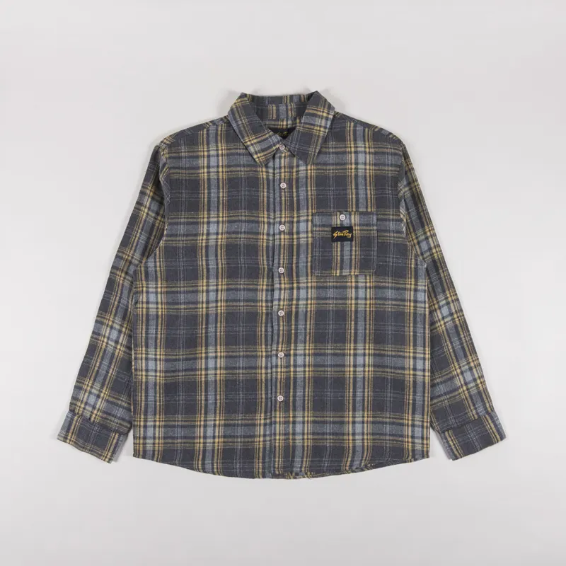 Stan Ray Flannel Shirt Charcoal Plaid