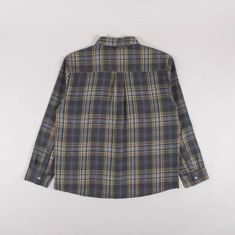 Stan Ray Flannel Shirt Charcoal Plaid-1