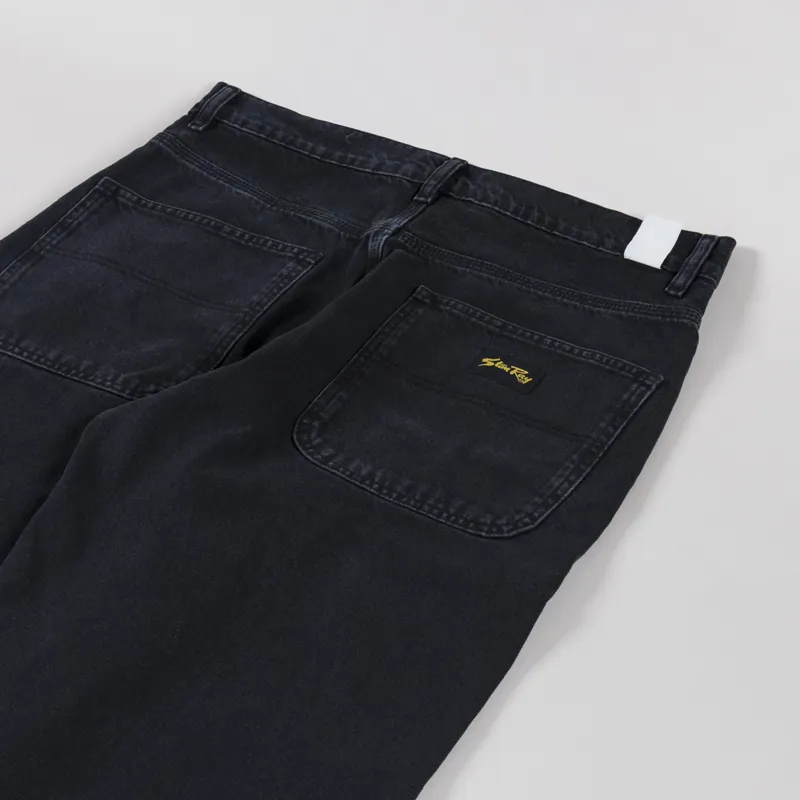 Stan Ray Wide 5 Jeans Stonewashed Black Denim-6