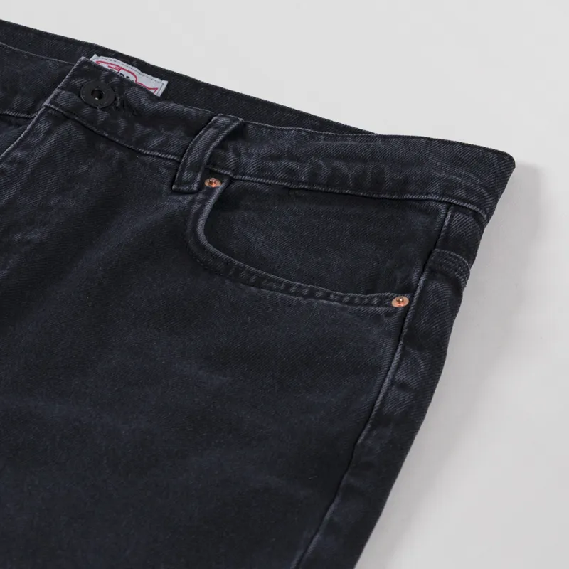 Stan Ray Wide 5 Jeans Stonewashed Black Denim-9