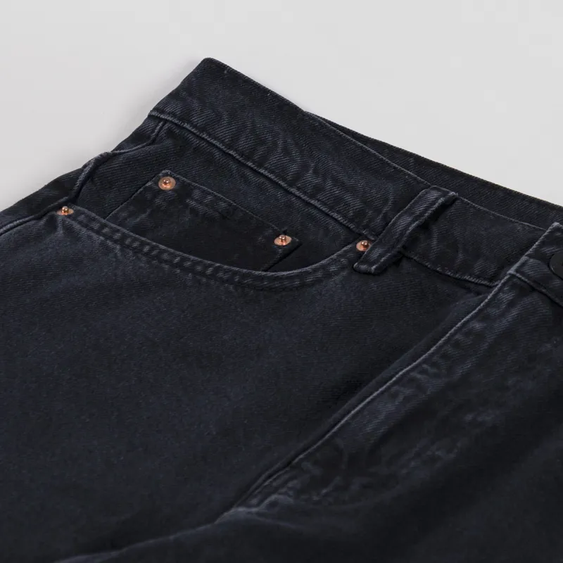 Stan Ray Wide 5 Jeans Stonewashed Black Denim-8