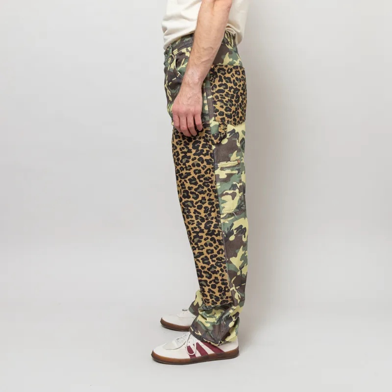 Stan Ray Double Knee Pants Woodland DPM Duck Leopard Duck Mix-2