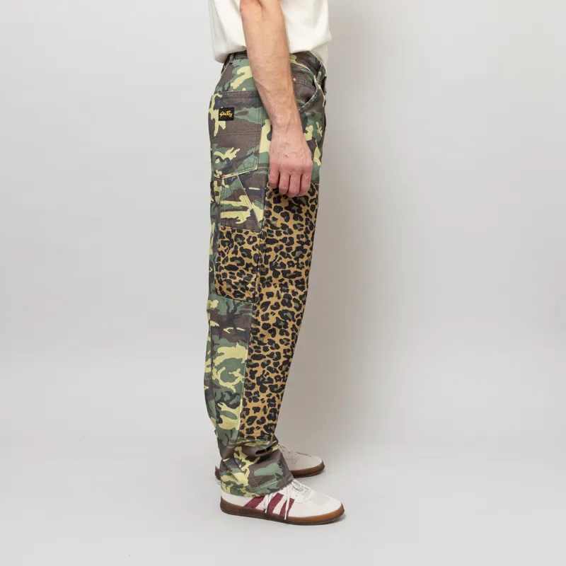 Stan Ray Double Knee Pants Woodland DPM Duck Leopard Duck Mix-4